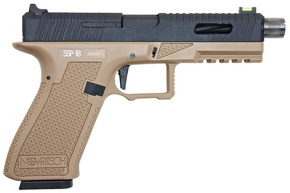 Novritsch SSP18 CO2 GBB Airsoft Pistol - Tan