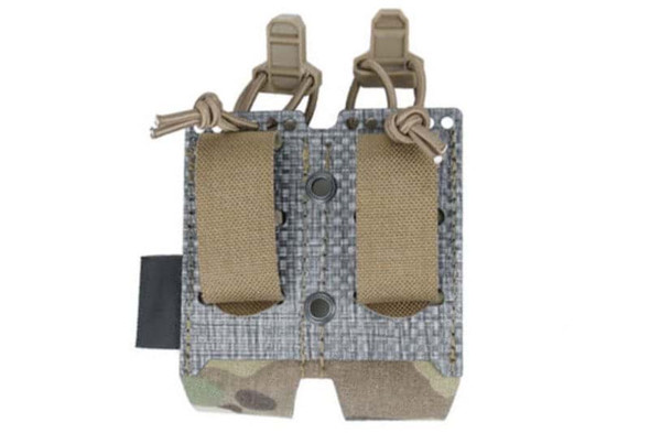 TMC Dual Elastic Pistol Pouch - Multicam