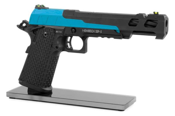 Novritsch SSP5 GBB Custom CNC Back Slide V1 - Light Blue