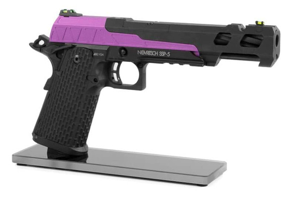Novritsch SSP5 GBB Custom CNC Back Slide V1 - Purple