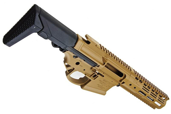 EMG Noveske Gen4 Ghetto Blaster Receiver Kit (7.94 inch) for Marui MWS GBB (by Dytac) Cerakote Brown