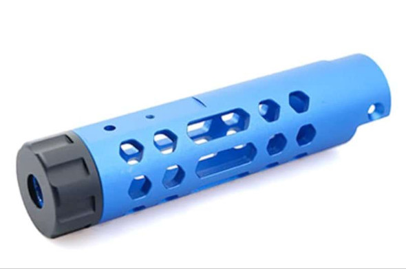 5KU Action Army AAP01 GBB Airsoft Outer Barrel (Type A, Aluminum, Blue)
