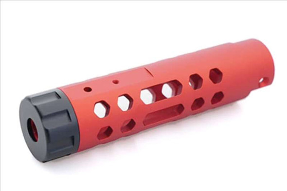 5KU Action Army AAP01 GBB Airsoft Outer Barrel (Type A, Aluminum, Red)