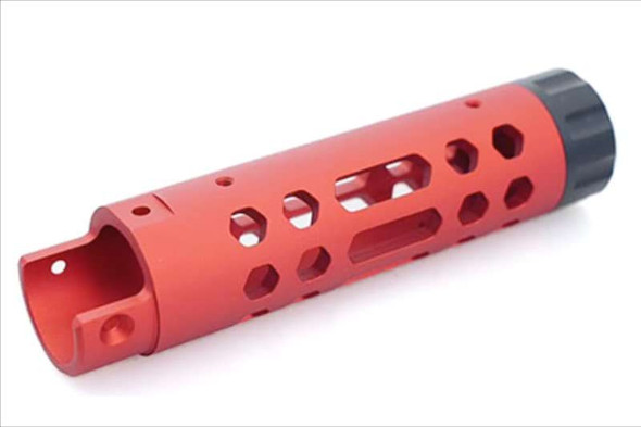 5KU Action Army AAP01 GBB Airsoft Outer Barrel (Type A, Aluminum, Red)