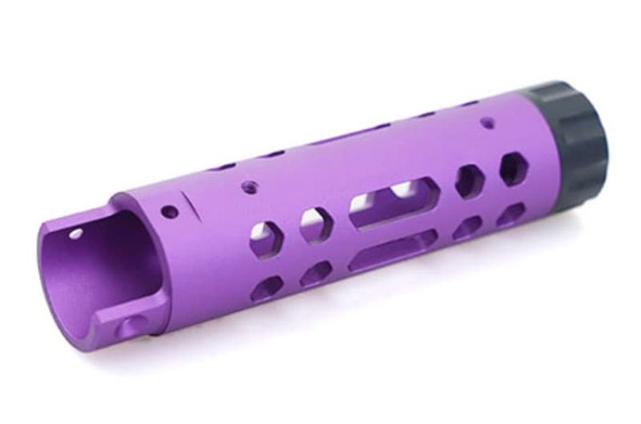 5KU Action Army AAP01 GBB Airsoft Outer Barrel (Type A, Aluminum, Purple)