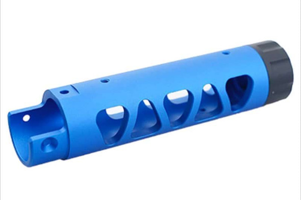 5KU Action Army AAP01 GBB Airsoft Outer Barrel (Type D, Aluminum, Blue)
