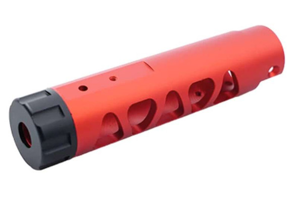 5KU Action Army AAP01 GBB Airsoft Outer Barrel (Type D, Aluminum, Red)