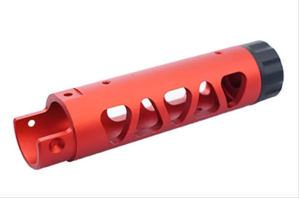5KU Action Army AAP01 GBB Airsoft Outer Barrel (Type D, Aluminum, Red)