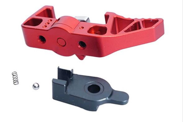 5KU Action Army AAP01 GBB Airsoft Selector Switch Charge Handle (Type 3, Aluminum, Red)