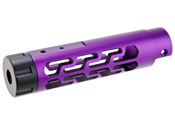 Narcos Airsoft Action Army AAP01 Front Barrel Kit (Type 7) (CNC Aluminum 6061) - Purple
