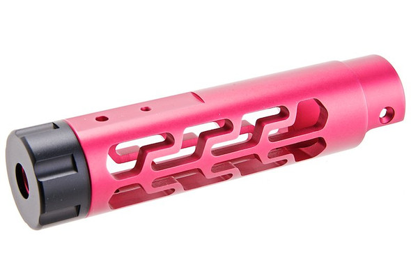 Narcos Airsoft Action Army AAP01 Front Barrel Kit (Type 7) (CNC Aluminum 6061) - Pink