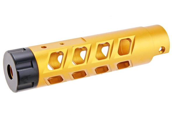 Narcos Airsoft Action Army AAP01 Front Barrel Kit (Type 8) (CNC Aluminum 6061) - Gold