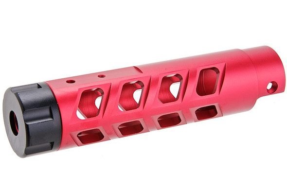 Narcos Airsoft Action Army AAP01 Front Barrel Kit (Type 8) (CNC Aluminum 6061) - Red
