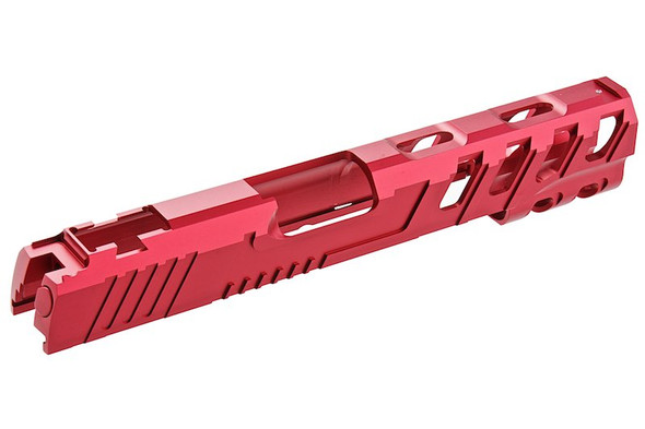 Narcos Airsoft Tokyo Marui Hi Capa 5.1 GBB Slide 'Phantom' (CNC Aluminum - Red)
