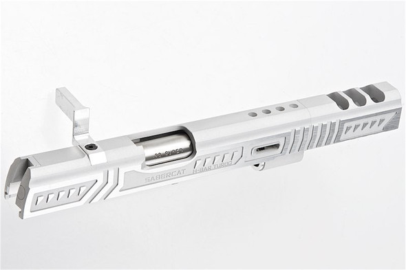 Airsoft Masterpiece Open Slide (Limcat SaberCat) for Tokyo Marui Hi Capa - Silver