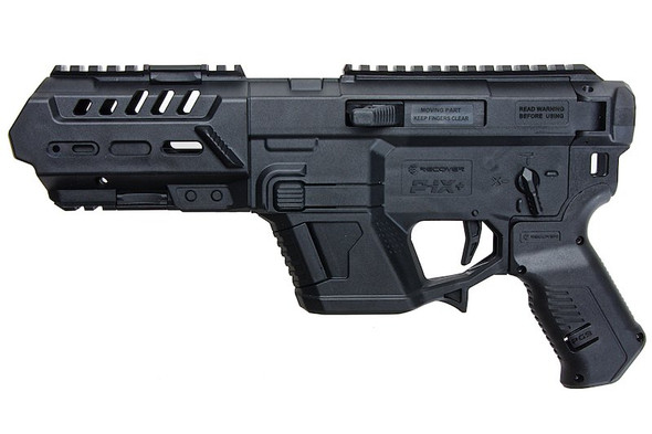 Recover Tactical P-IX Modular AR Platform for Airsoft G Series Pistols (P-IX+Basic, PG9 Grip) - Black
