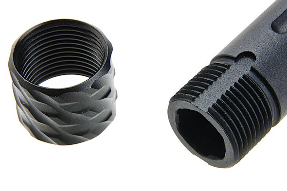 RGW SIG Sauer M18 GBB KI Threaded Barrel - Black (14mm CCW, Aluminum)