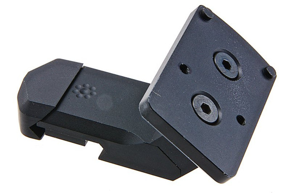 SOTAC AD Style 45 Degree Mount (Compatible with T1 / T2 / RMR / SRO) - Black (CNC Aluminum)