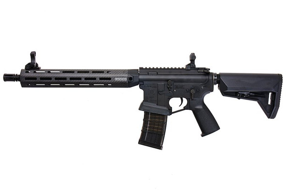 EMG Lancer Systems Licensed L15 Defense AEG Airsoft Rifle (Carbon Fiber Handguard /12inch) by King Arms