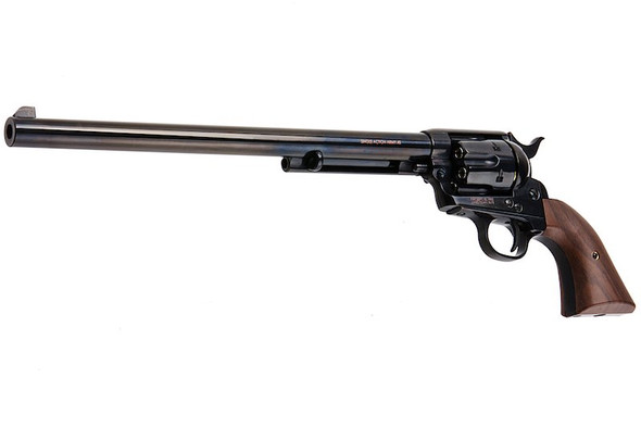 King Arms SAA .45 Peacemaker Revolver L - Electroplating Black (Version II, Gas Version)