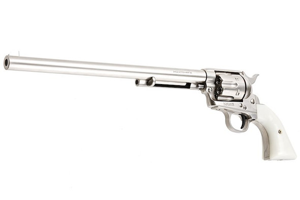 King Arms SAA .45 Peacemaker Revolver L - Silver (Version II, Gas Version)