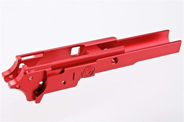 5KU Tokyo Marui Hi Capa GBB Aluminum Frame (3.9 inch Type 1, SV) - Red