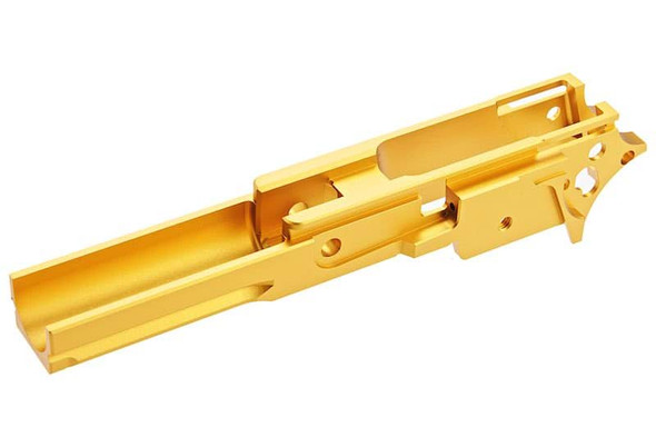 5KU Tokyo Marui Hi Capa GBB Aluminum Frame (3.9 inch Type 3, Blank) - Gold