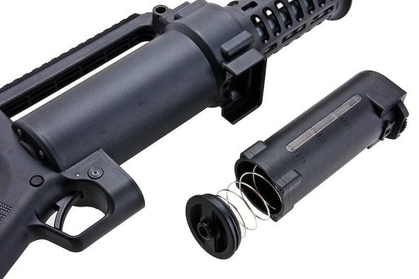 WELL PRO M134 Mini Vulcan Rotating Gatling Airsoft AEG Magazine - Black (1200rds)