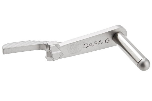 Guarder Tokyo Marui Hi Capa / Gold Match GBB Slide Stop (Steel, Silver)