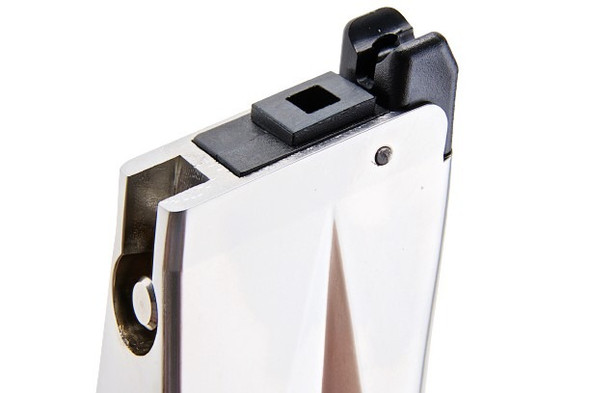 SRC Hi Capa GBB Series Extended Green Gas Magazine (32rds) - Silver