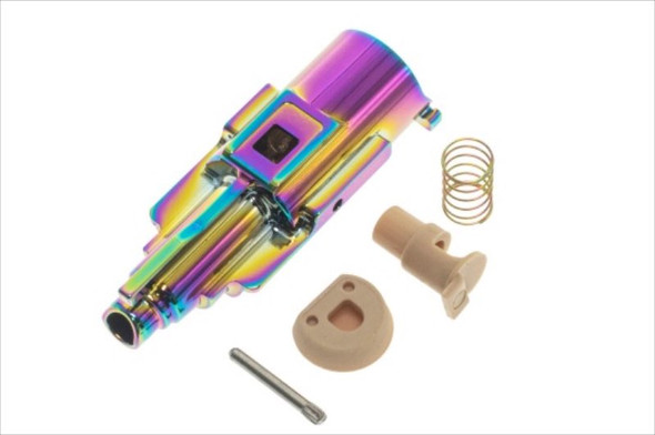 COWCOW Technology Action Army AAP01 GBB Airsoft Nozzle (Aluminum, Rainbow)