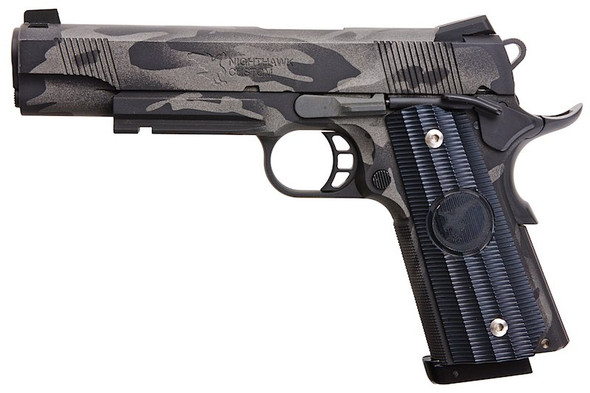 RWA Nighthawk GRP Recon CO2 Airsoft Pistol - CNC Stainless Steel Cerakote Stealth Camo