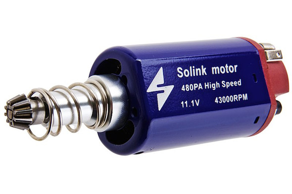 Solink Motor High Speed AEG Motor (43000rpm, Blue, Long Axle, 11.1V)