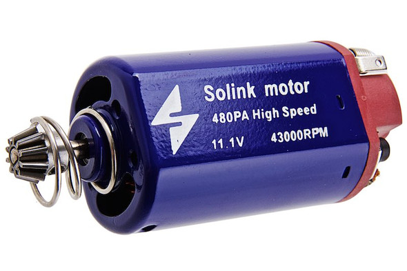 Solink Motor High Speed AEG Motor (43000rpm, Blue, Short Axle, 11.1V)