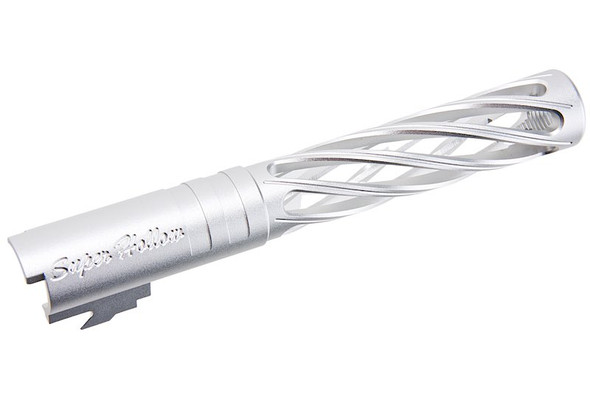 Dr. Black Hi-Capa 5.1 GBB Outer Barrel (Type-Dinging, 6063 Aluminum, Silver)