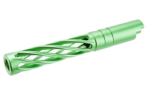 Dr. Black Hi-Capa 5.1 GBB Outer Barrel (Type-Dinging, 6063 Aluminum, Green)