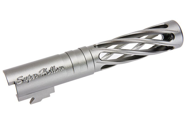 Dr. Black Hi-Capa 4.3 GBB Outer Barrel (Type-Dinging, 6063 Aluminum, Grey)