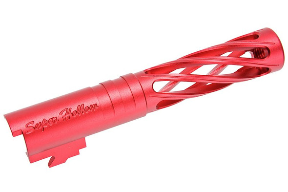 Dr. Black Hi-Capa 4.3 GBB Outer Barrel (Type-Dinging, 6063 Aluminum, Red)