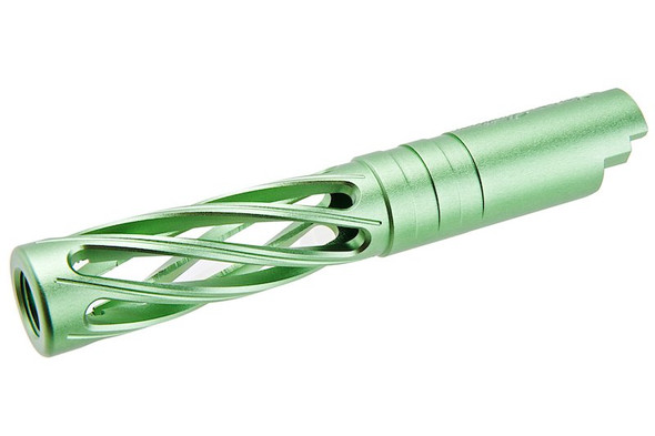 Dr. Black Hi-Capa 4.3 GBB Outer Barrel (Type-Dinging, 6063 Aluminum, Green)