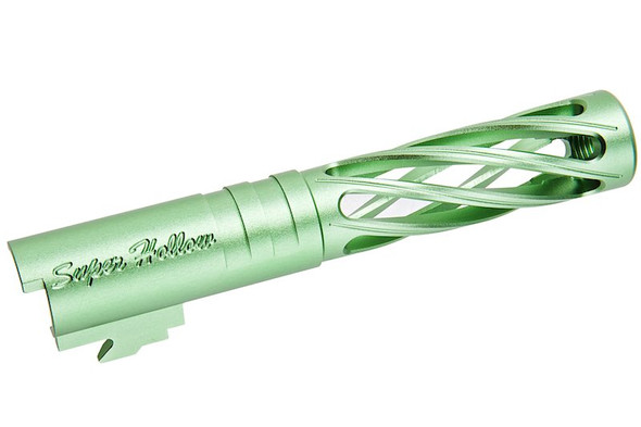 Dr. Black Hi-Capa 4.3 GBB Outer Barrel (Type-Dinging, 6063 Aluminum, Green)