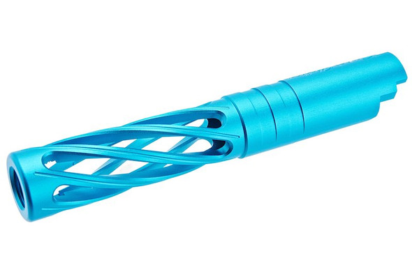 Dr. Black Hi-Capa 4.3 GBB Outer Barrel (Type-Dinging, 6063 Aluminum, Aqua)