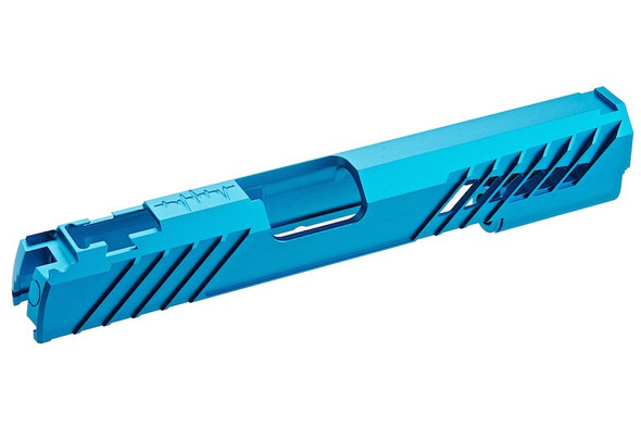 Dr. Black Tokyo Marui Hi Capa 5.1 GBB Slide (Type 300R, Aluminum, Aqua) - with Marking