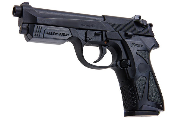Blackcat Airsoft 1/2 Scale High Precision Mini Gun Beretta 90-Two - Black