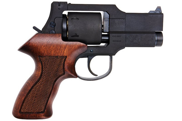 Marushin Mateba Gas Revolver 3 inch - Black (Heavyweight Wood Grip Version)