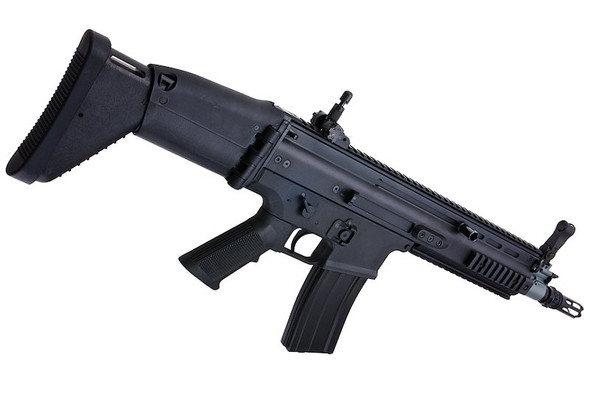Cybergun FN SCAR-L Airsoft AEG Rifle - Black (Metal Version, CM063) - by CYMA