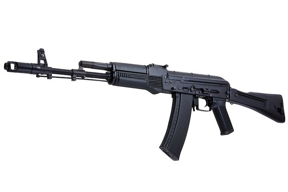 CYMA AK74M Airsoft AEG Rifle w/ Folding Stock - Black (Metal)(CM040C)