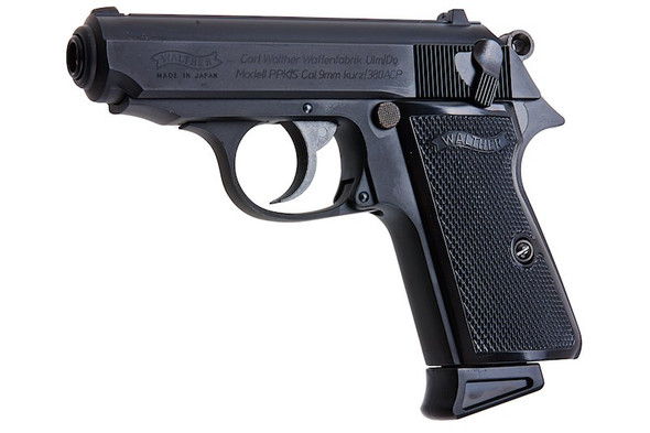 Maruzen Walther PPK/S Gas Blowback Pistol - Black