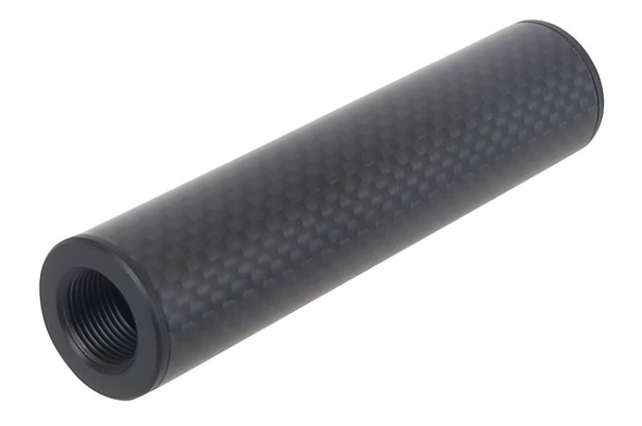 Laylax MODE-2 Carbon Fiber Slim Silencer (14mm CCW, L: 100mm)