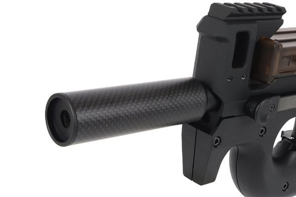Laylax MODE-2 Carbon Fiber FAT Silencer (14mm CCW, L: 100mm)