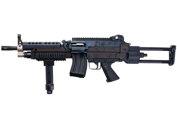 A&K M249K Airsoft LMG AEG - Lightweight Version